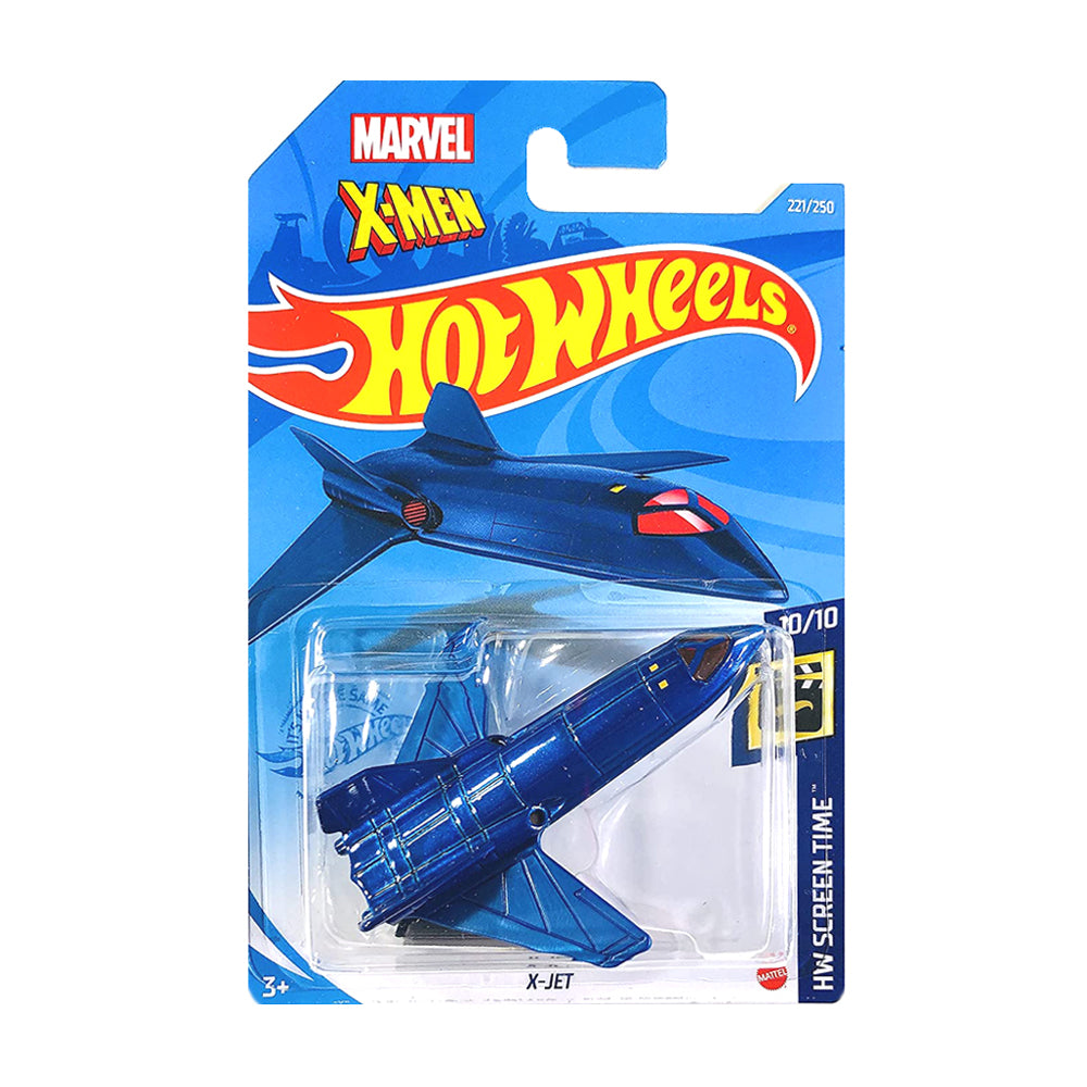 Hot Wheels 2022: X-Men X-Jet - HW Screen Time 10/10 Long Card 221/250