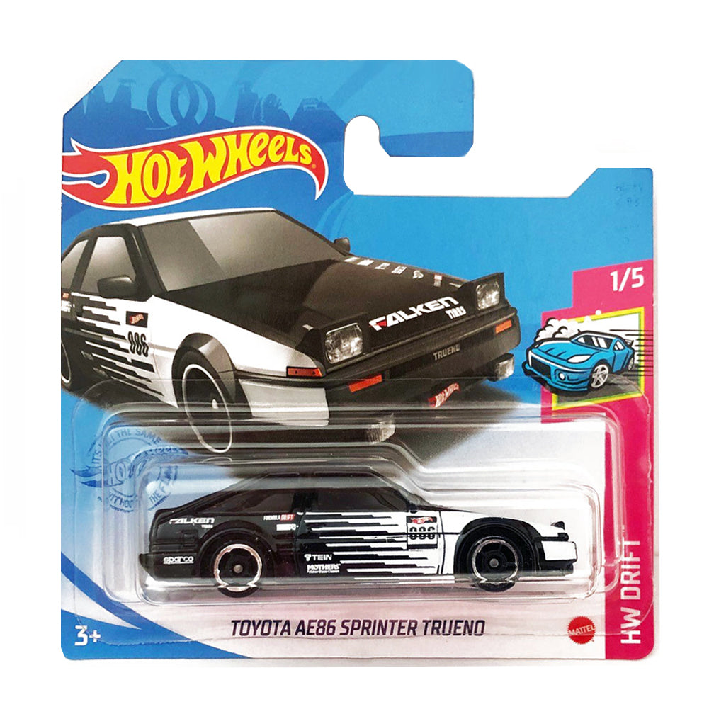 Hot Wheels 2021: Toyota AE86 Sprinter Trueno - HW Drift 1/5 Short Card 31/250