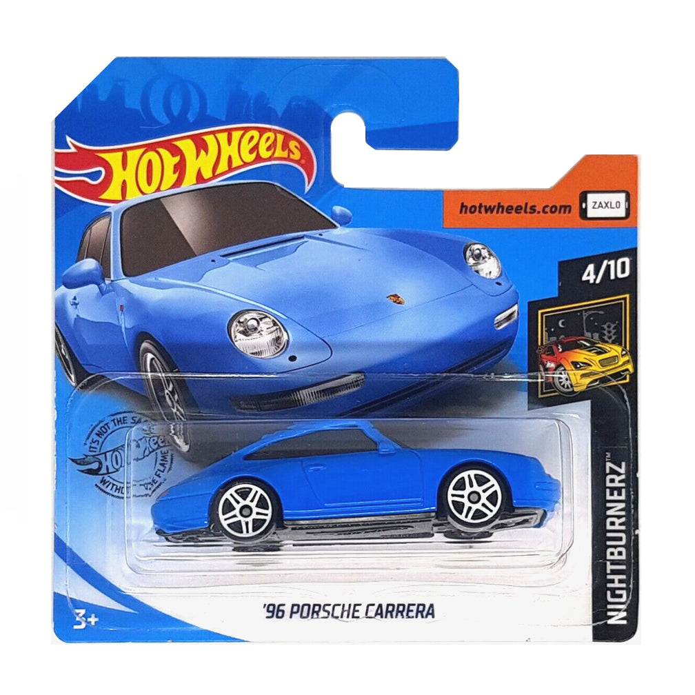Hot Wheels 2021: '96 Porsche Carrera - Nightburnerz 4/10 Short Card 155/250