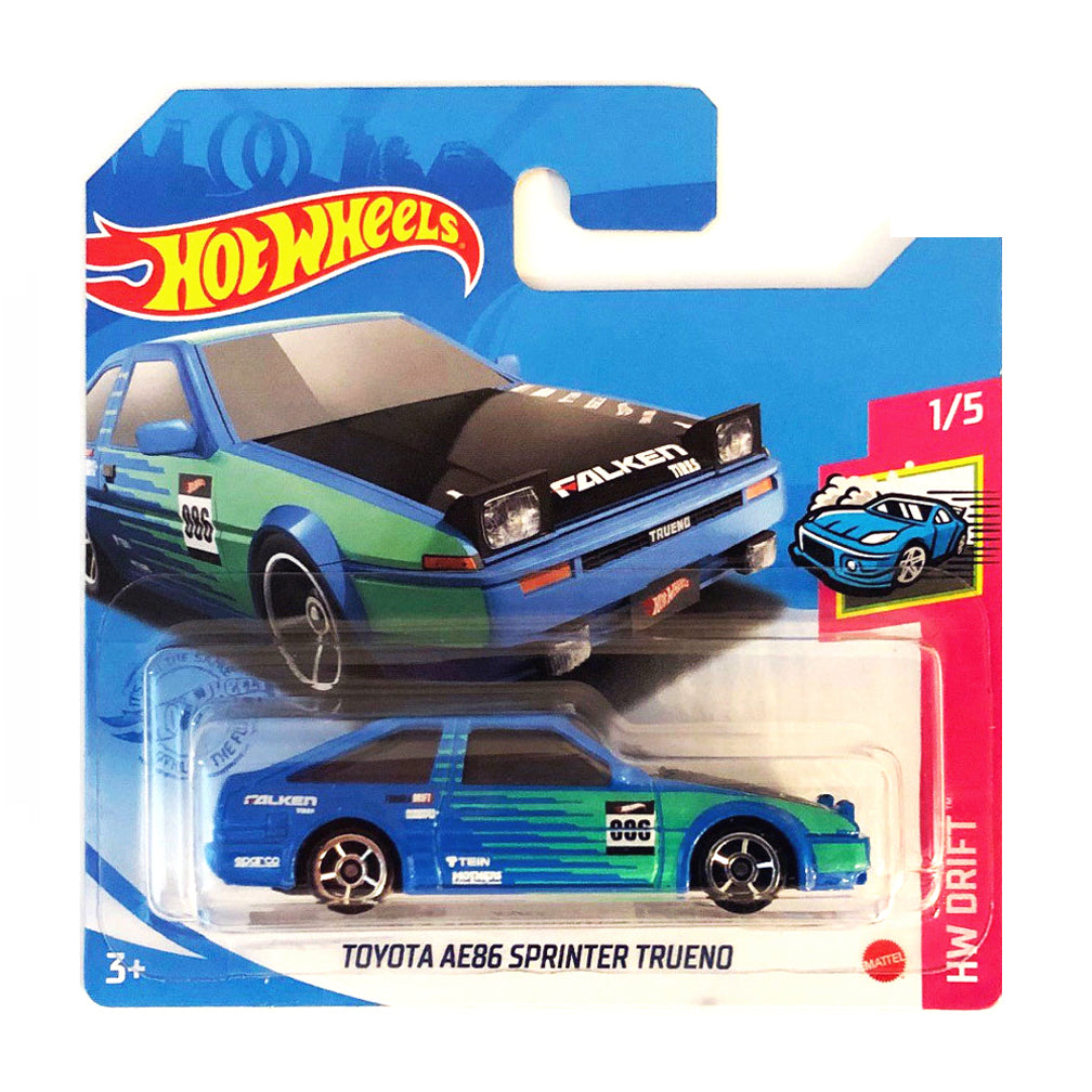 Hot Wheels 2021: Toyota AE86 Sprinter Trueno - HW Drift 1/5 Short Card 31/250