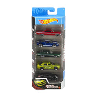 Load image into Gallery viewer, Hot Wheels 5-pack: Fast and Furious (2021) - &#39;61 Impala, Ford GT-40, &#39;72 Ford Gran Torino Sport, Lancer Evolution, Nissan 350Z
