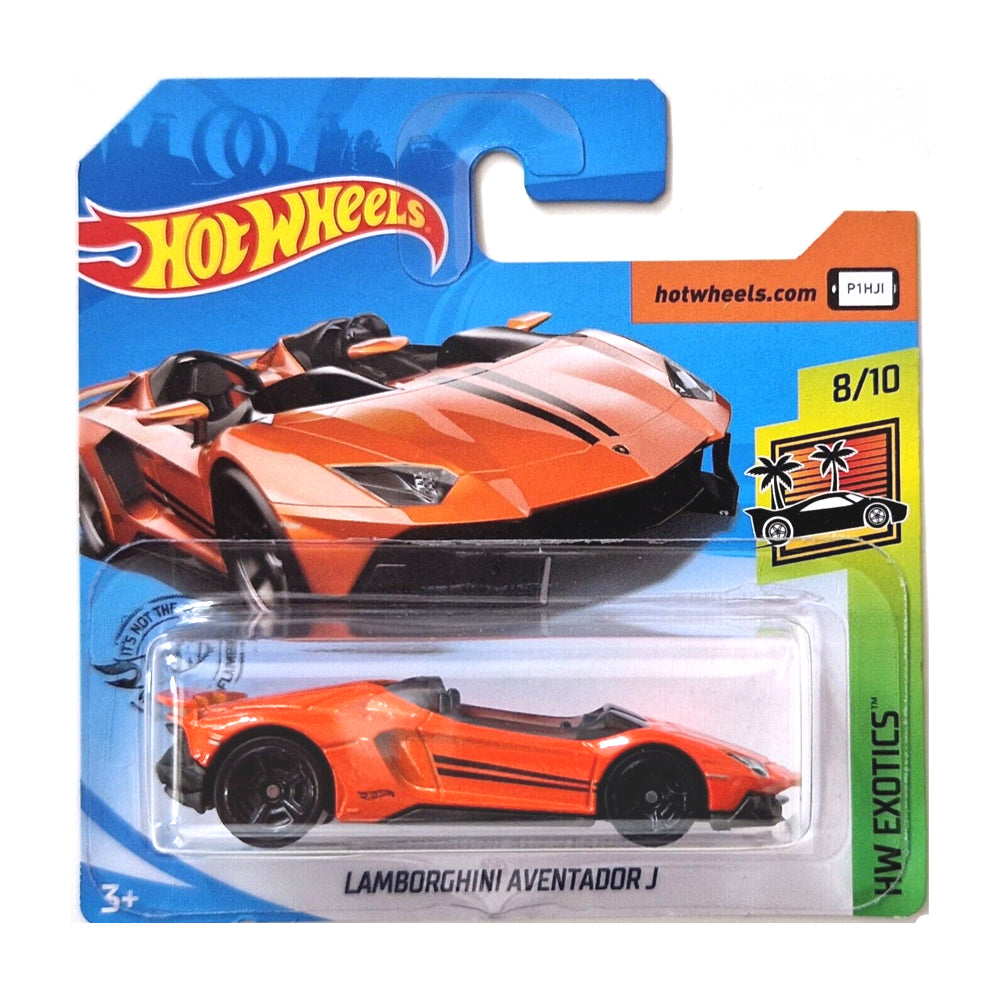 Hot Wheels 2019: Lamborghini Aventador J - HW Exotics 8/10 Short Card 223/250