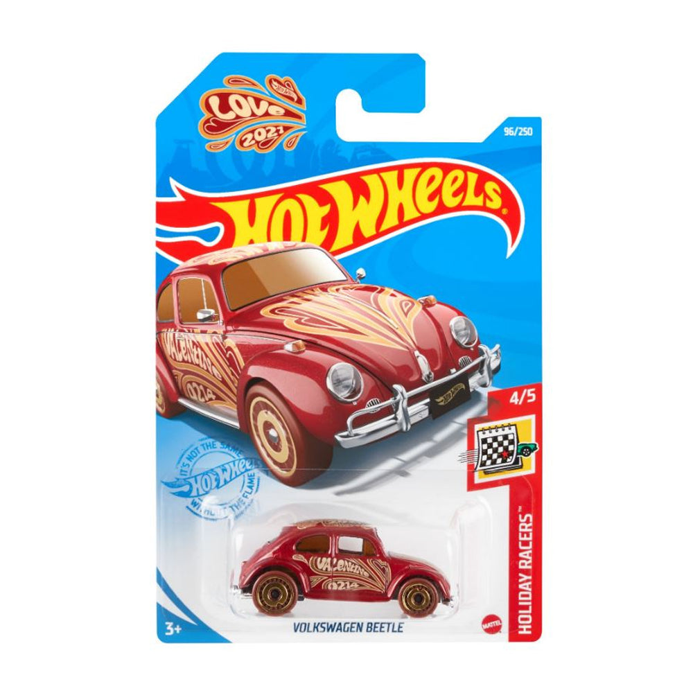 Hot Wheels 2021: Volkswagen Beetle - Holiday Racers 4/5 Long Card 96/250