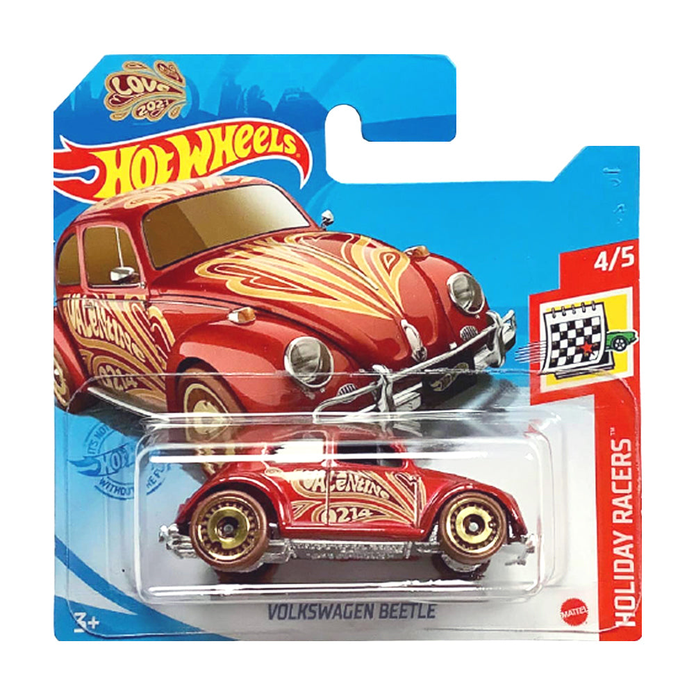 Hot Wheels 2021: Volkswagen Beetle - Holiday Racers 4/5 Short Card 96/250