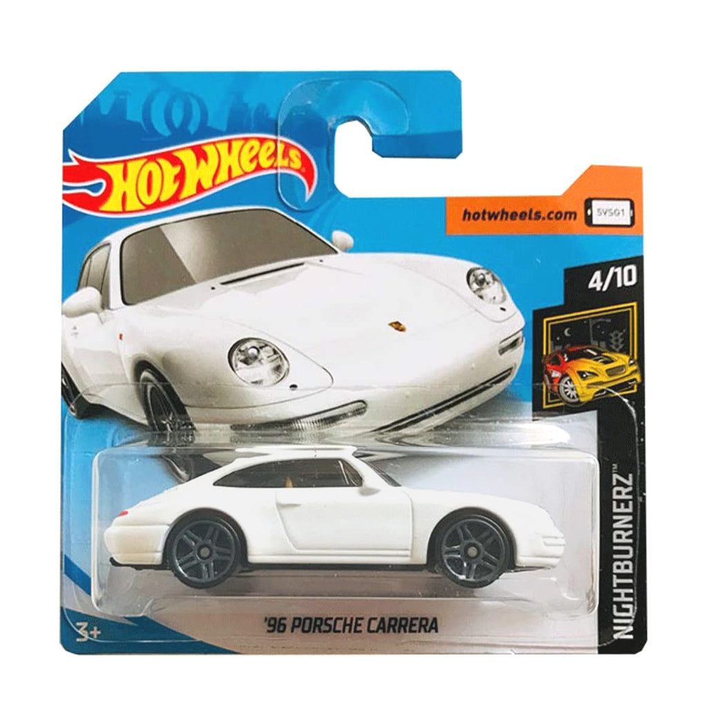 Hot Wheels 2019: '96 Porsche Carrera - Nightburnerz 4/10 Short Card 155/250