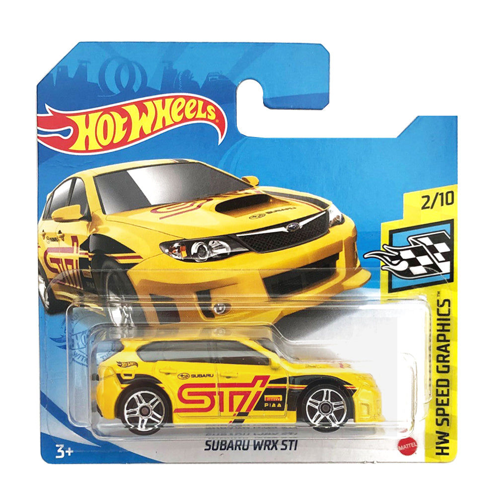 Hot Wheels 2019: Subaru WRX STI - HW Speed Graphics 2/5 Short Card 68/250
