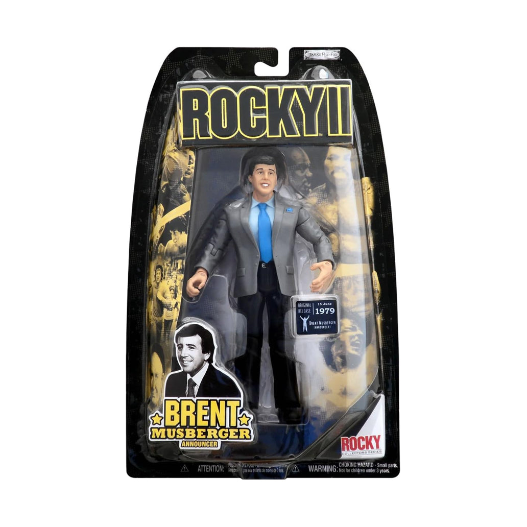 Rocky II: Brent Musberger Figure (DAMAGED PACKAGING)