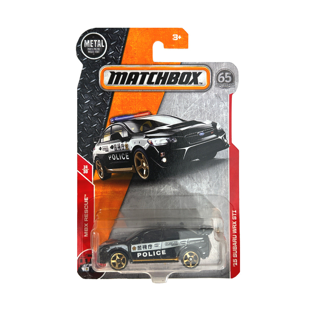Matchbox 2017 MBX Rescue: '15 Subaru WRX STI - 67/125