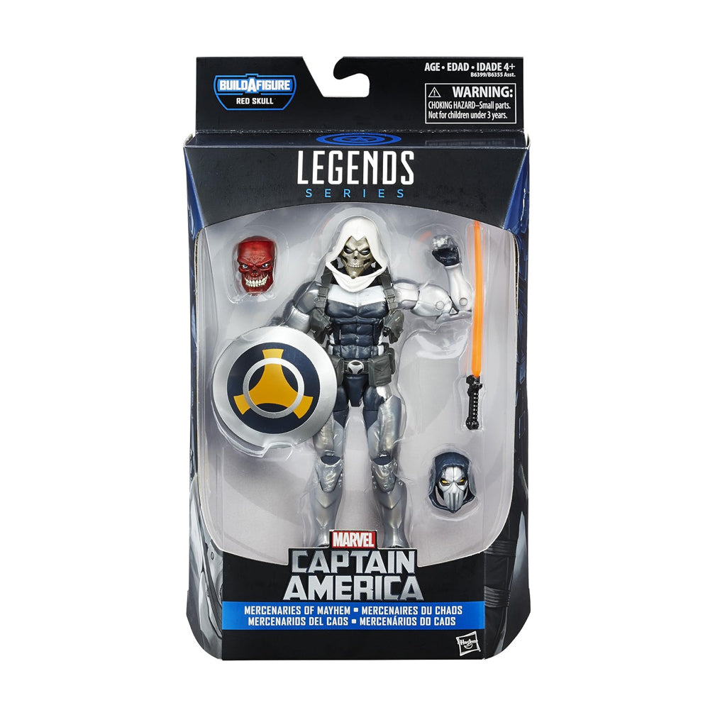 Marvel Legends Civil War Wave: Mercenaries of Mayhem Taskmaster (Red Skull BAF)