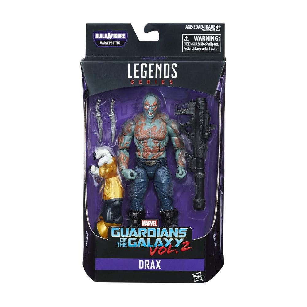Marvel Legends Guardians of the Galaxy Vol. 2 Wave: Drax Action Figure (Titus BAF)