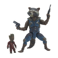 Load image into Gallery viewer, Marvel Legends Guardians of the Galaxy Vol. 2 Wave: Rocket Racoon &amp; Baby Groot Action Figure (Mantis BAF)
