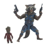 Load image into Gallery viewer, Marvel Legends Guardians of the Galaxy Vol. 2 Wave: Rocket Racoon &amp; Baby Groot Action Figure (Mantis BAF)
