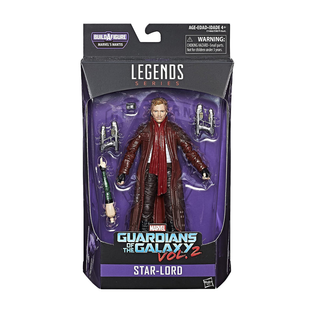 Marvel Legends Guardians of the Galaxy Vol. 2 Wave: Star-Lord Action Figure (Mantis BAF)