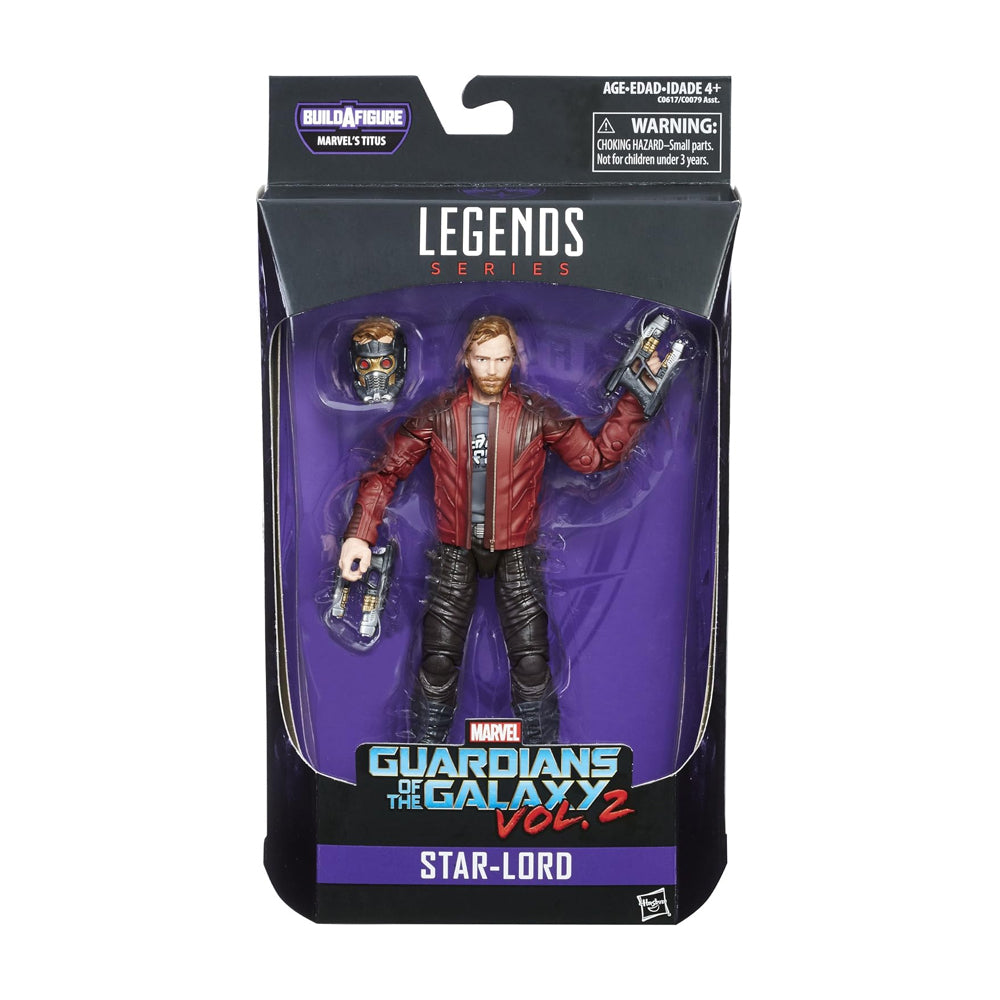 Marvel Legends Guardians of the Galaxy Vol. 2 Wave: Star-Lord Action Figure (Titus BAF)