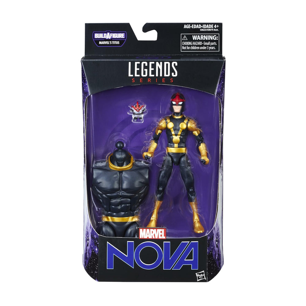 Marvel Legends Guardians of the Galaxy Vol. 2 Wave: Sam Alexander Nova Action Figure (Titus BAF)