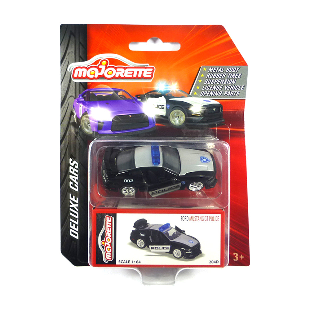 Majorette 1:64 Scale: Deluxe Series - Ford Mustang GT Police