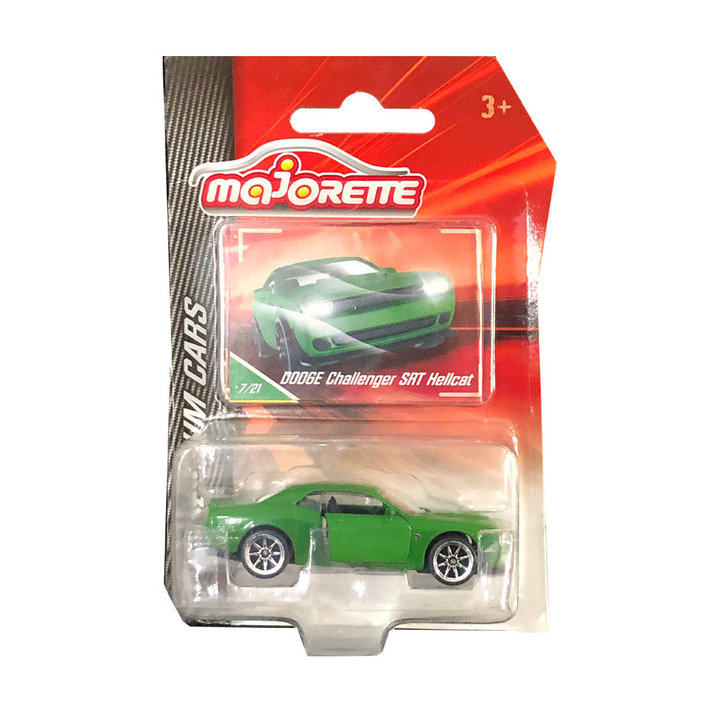 Majorette 1:64 Scale: Premium Cars - Dodge Challenger SRT Hellcat