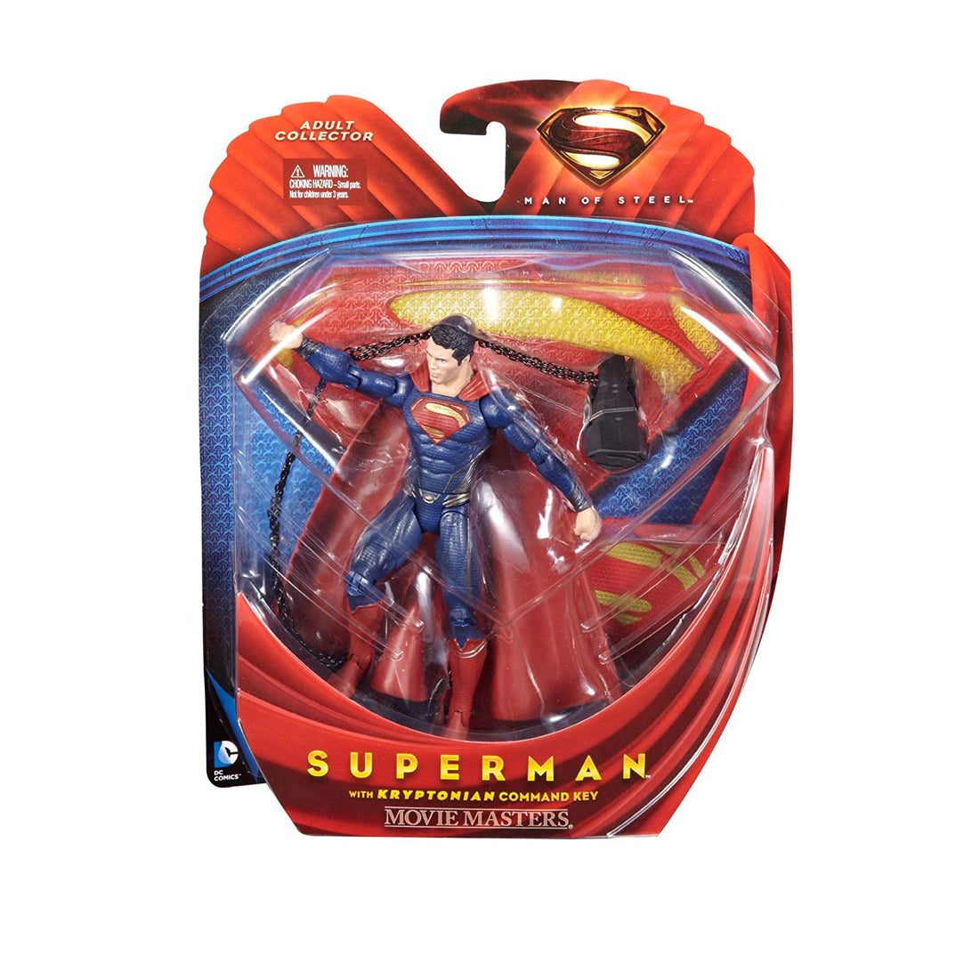 Superman Man of Steel Movie Masters: Superman With Kryptonian Command Key Action Figure
