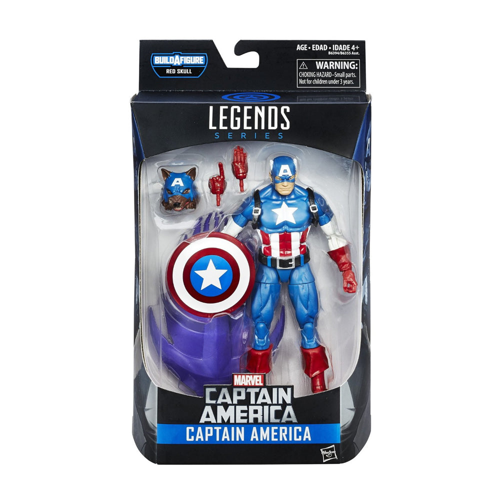 Marvel Legends Civil War Wave: Captain America (Red Skull BAF)