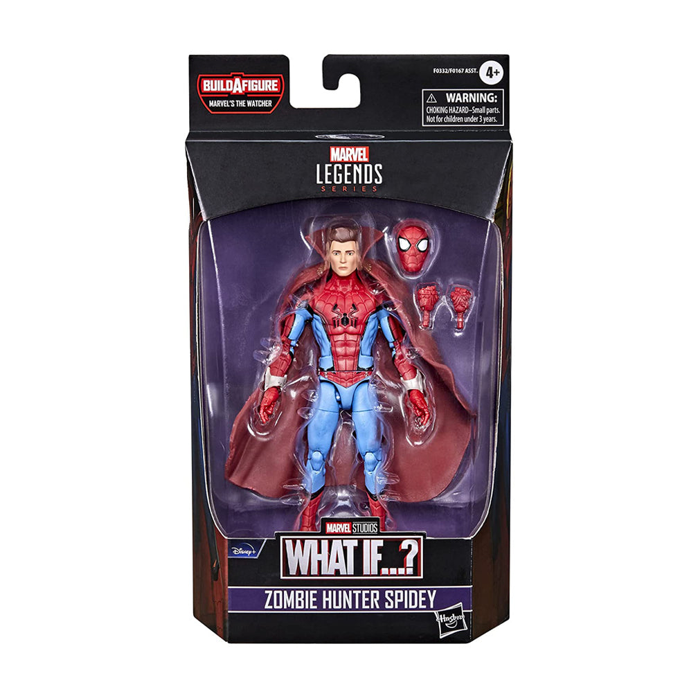 Marvel Legends What If...? Wave: Zombie Hunter Spidey (The Watcher BAF)