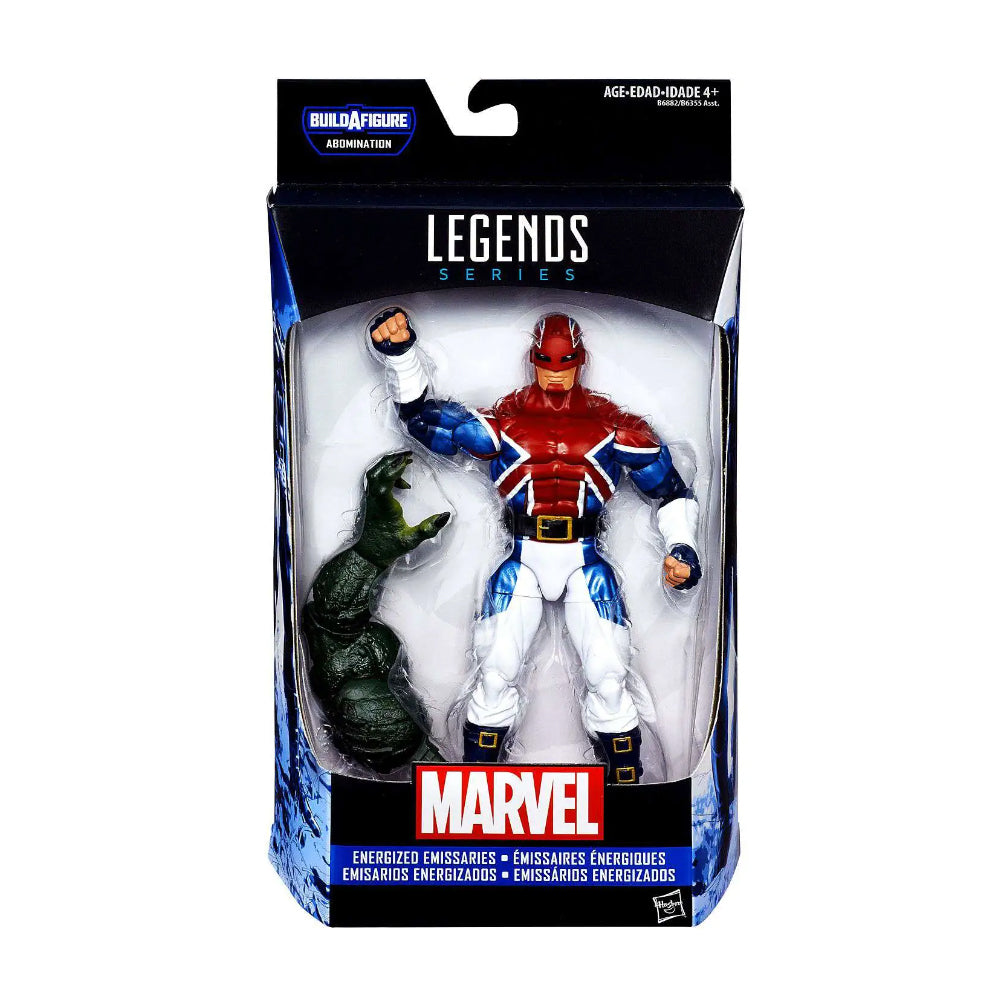 Marvel Legends Civil War Wave: Secret War Captain Britain (Abomination BAF)