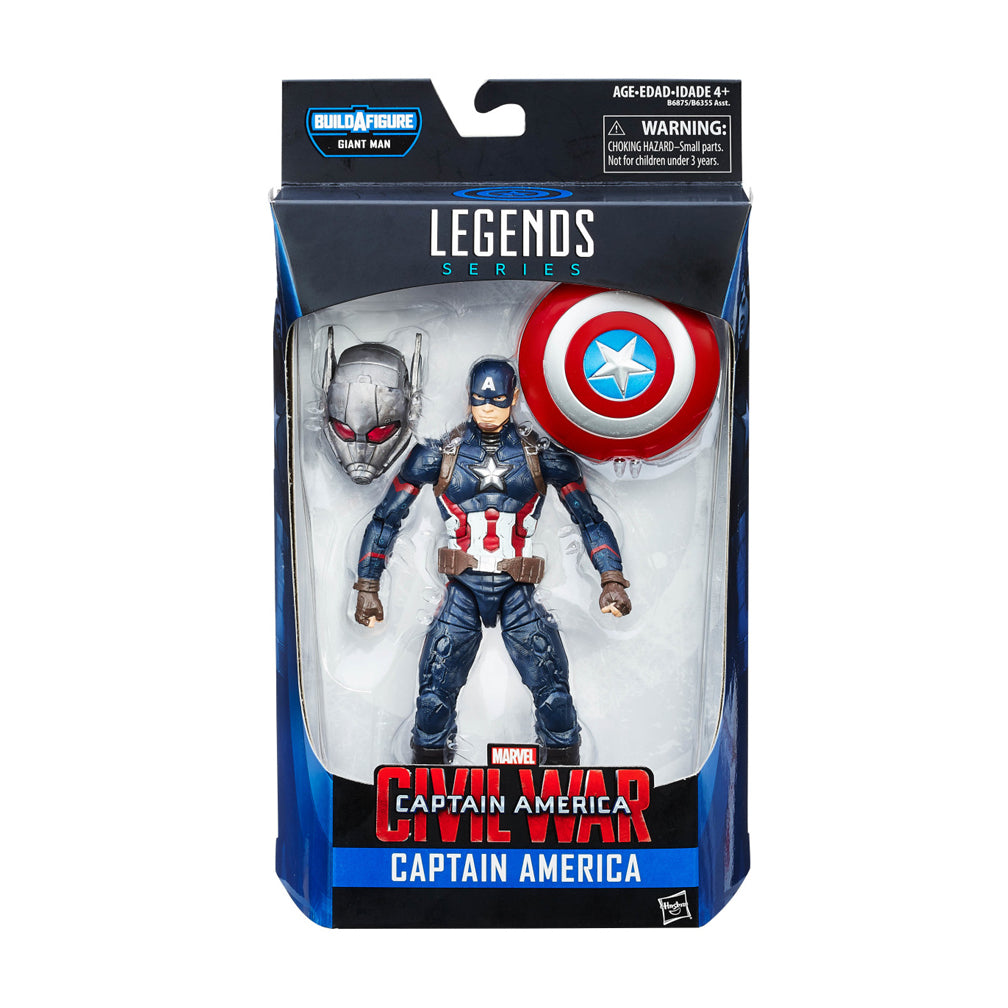 Marvel Legends Civil War Wave: Captain America (Giant Man BAF)