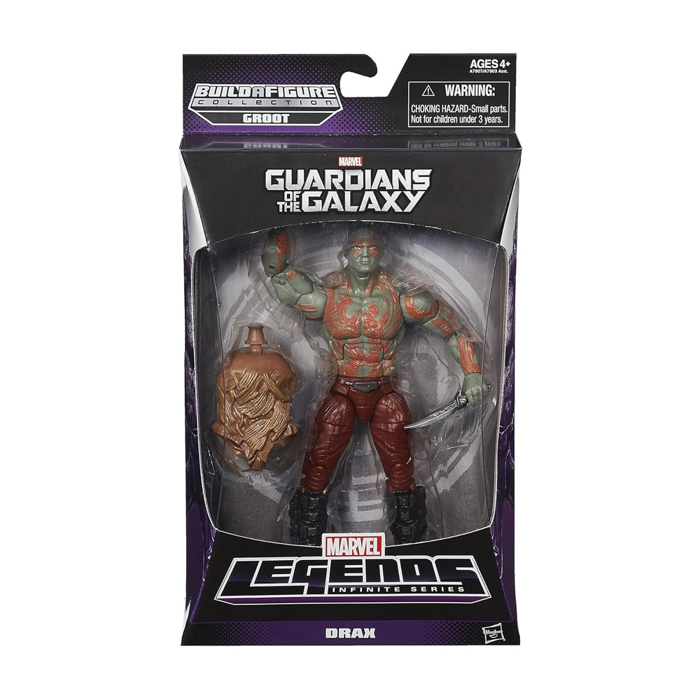Marvel Legends Infinite Series Guardians of the Galaxy: Drax Action Figure (Groot BAF)