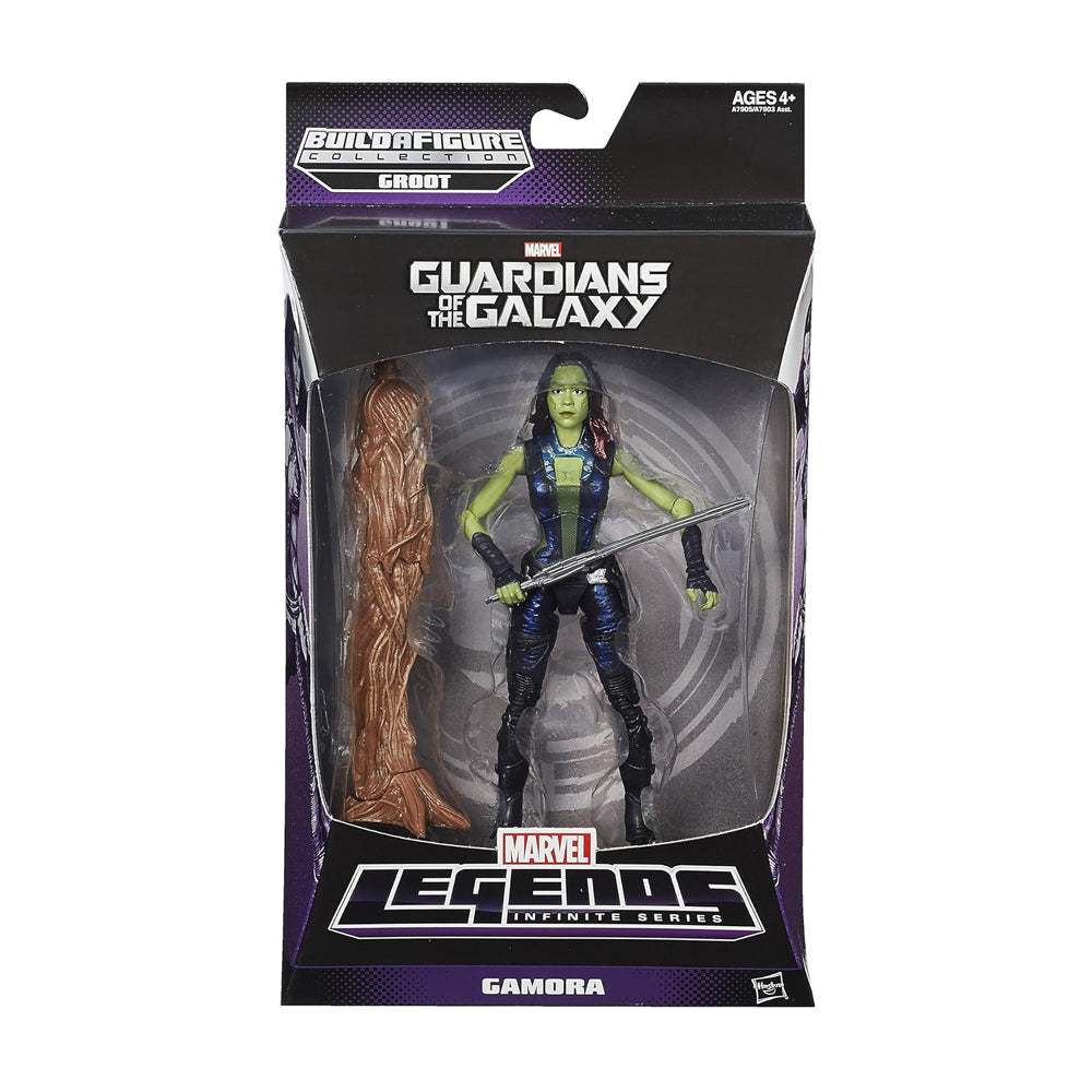 Marvel Legends Infinite Series Guardians of the Galaxy: Gamora Action Figure (Groot BAF)