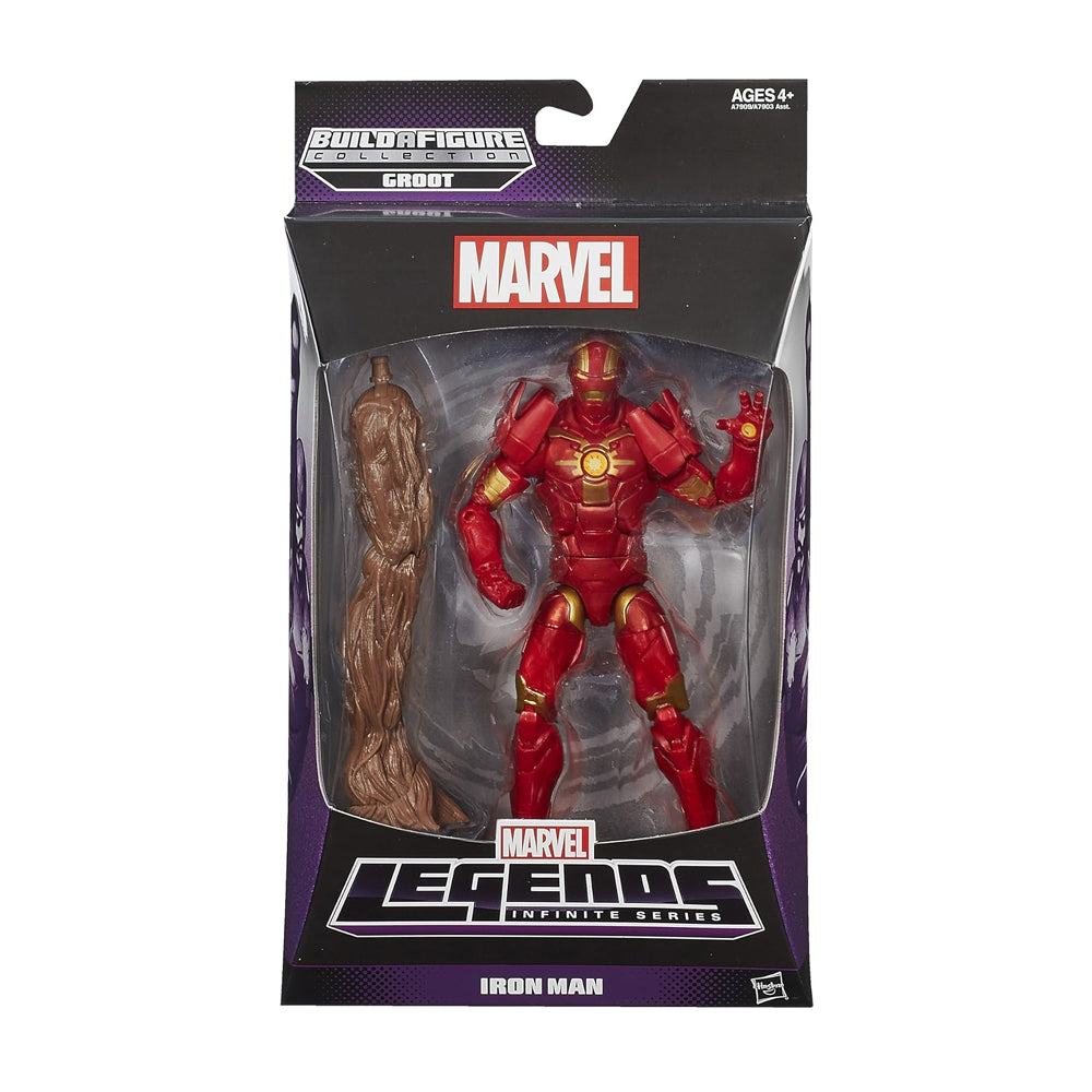 Marvel Legends Infinite Series Guardians of the Galaxy: Iron Man Action Figure (Groot BAF)