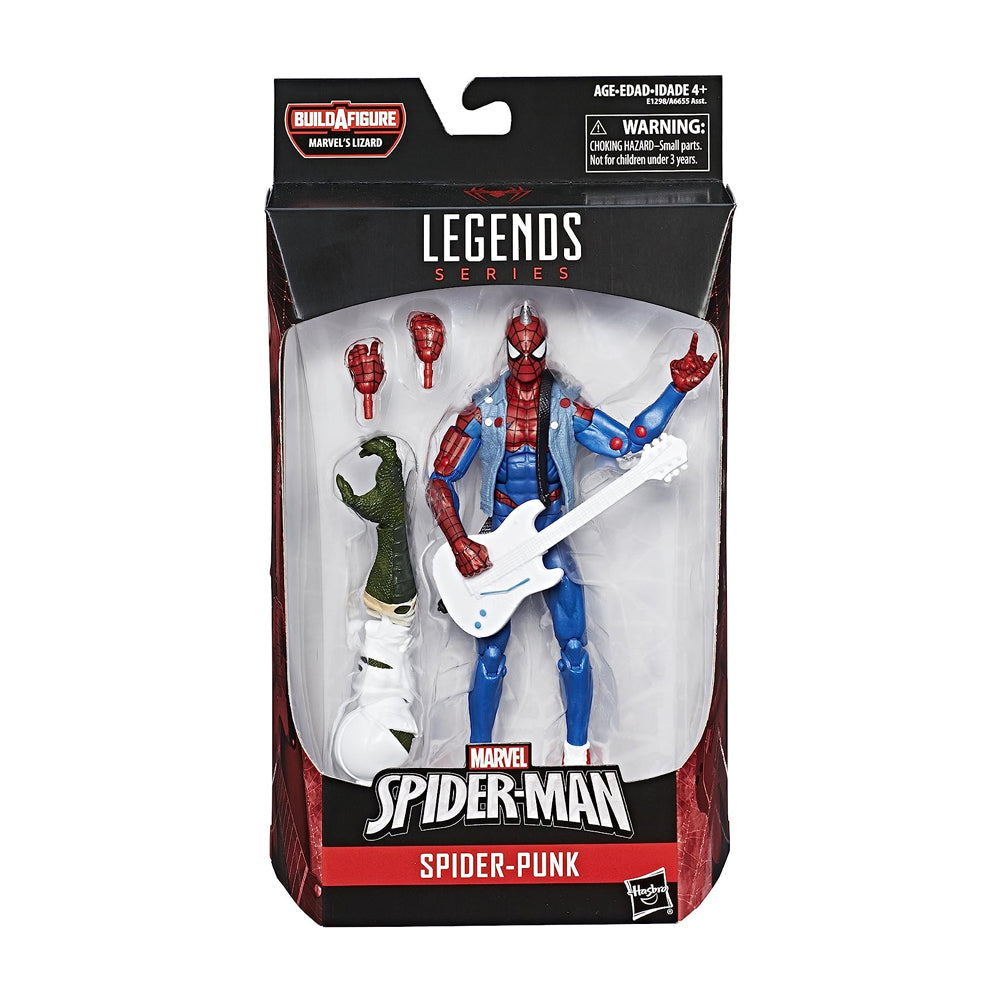 Marvel Legends Series: Spider-Punk Action Figure (Lizard BAF)