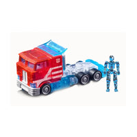 Load image into Gallery viewer, Blokees Wheels: Transformers C01 Roll Out - Optimus Prime (Hologram Edition)
