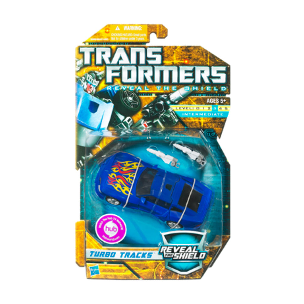 Transformers Reveal The Shield Deluxe Class: Tracks Action Figure