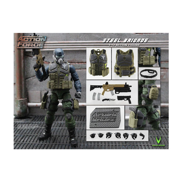 Action Force Series 1 - Steel Brigade Action Figure | Blockbuster Toys