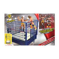 Load image into Gallery viewer, WWE Elite: Classic Steel Cage With Ultimate Warrior and Rick Rude Figures

