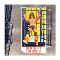 Load image into Gallery viewer, WWE Elite: Classic Steel Cage With Ultimate Warrior and Rick Rude Figures
