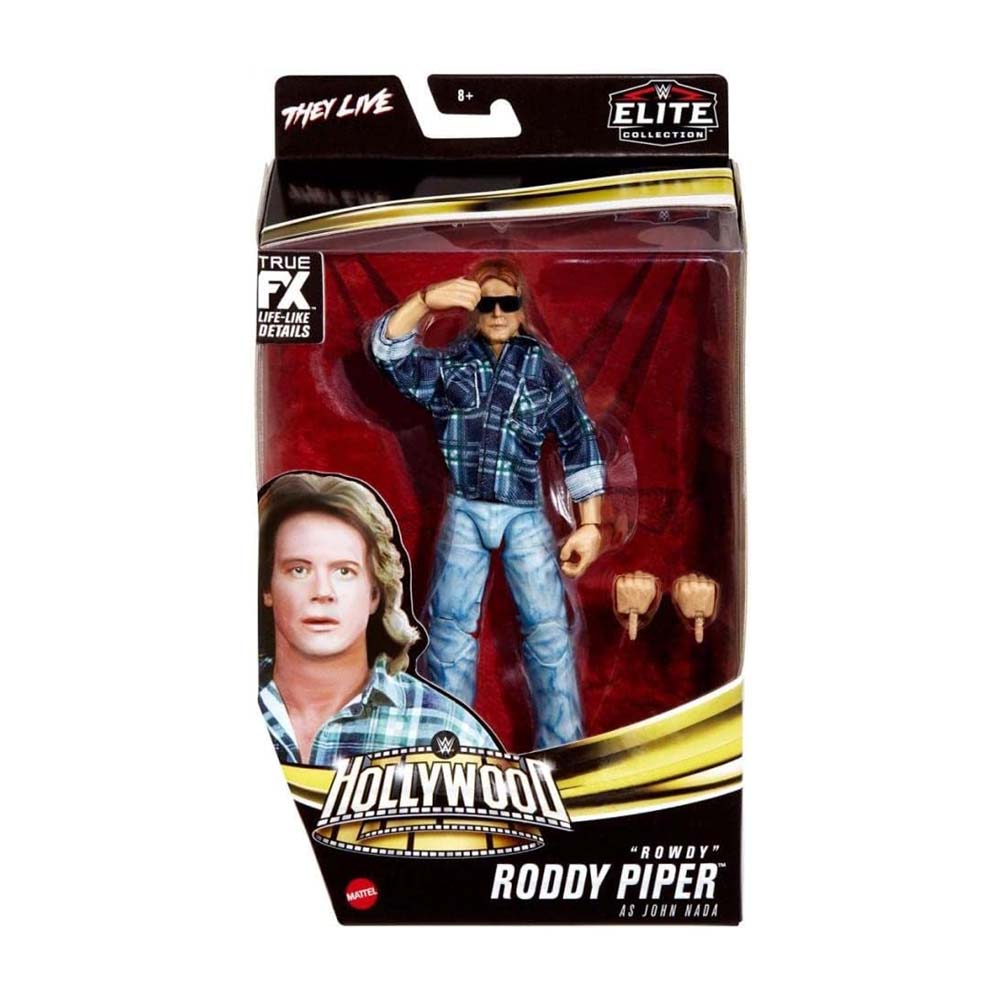 WWE Elite Greatest Hits Rowdy Roddy Piper as John Nada from the Cult Classic Movie: They Live (IMPORT)