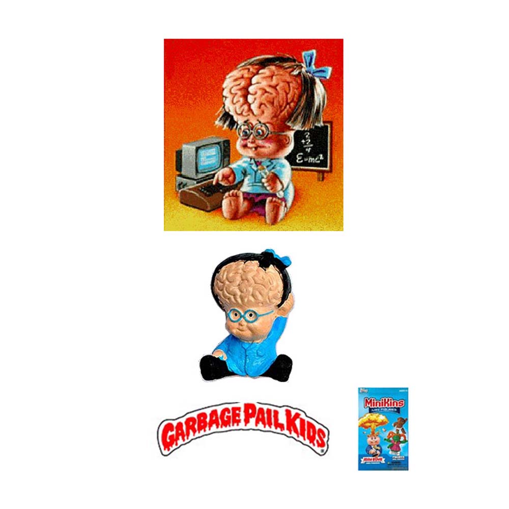 Garbage Pail Kids Minikins - Brainy Jaine (Colour Version)