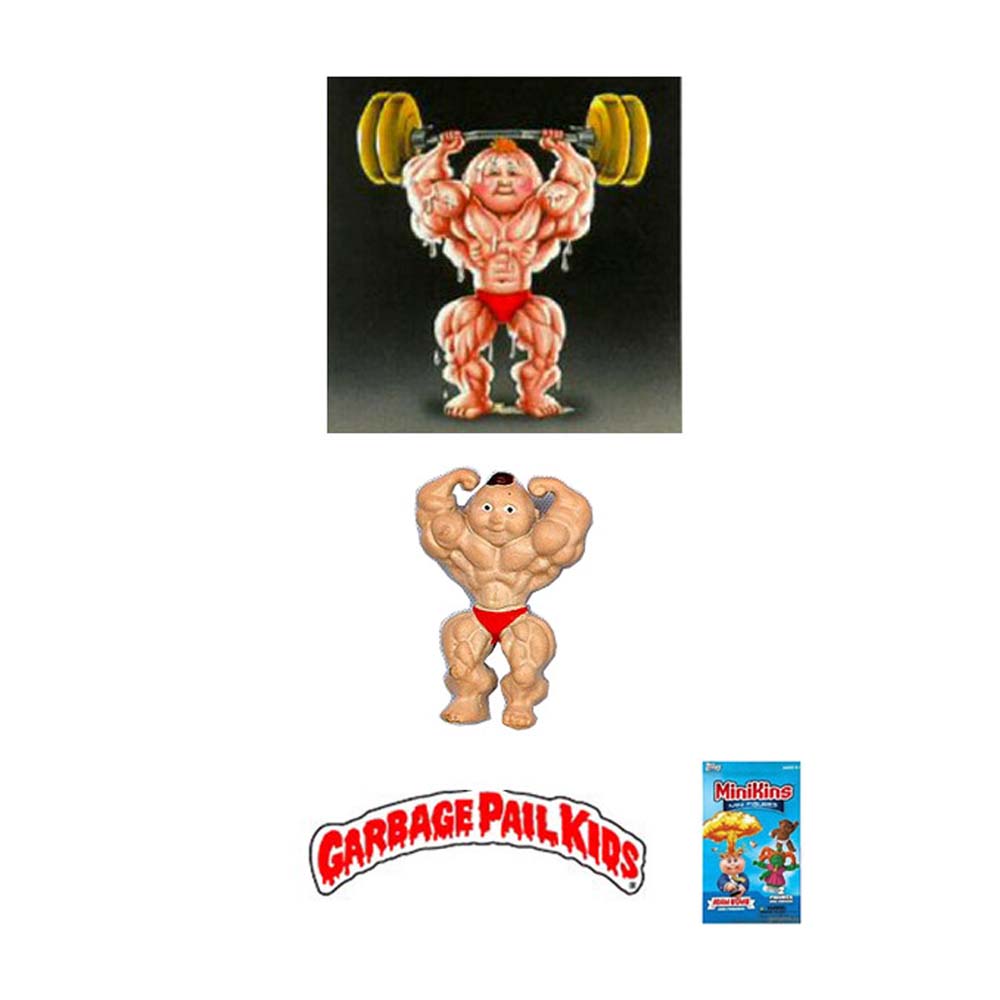 Garbage Pail Kids Minikins - Russell Muscle (Colour Version)