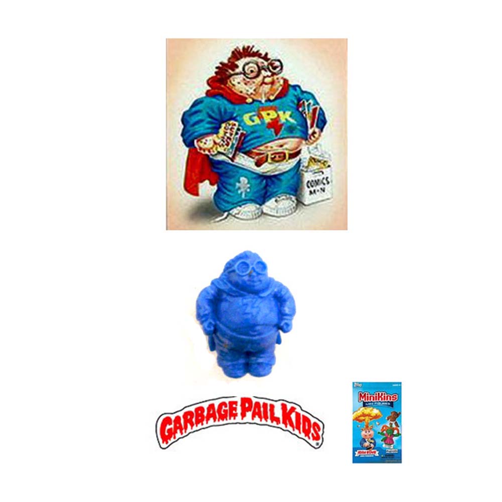 Garbage Pail Kids Minikins - Nat Nerd (Rare Blue Version)