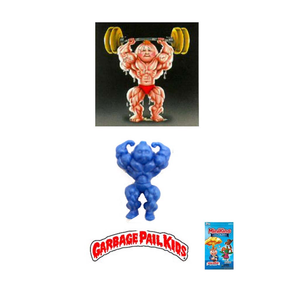 Garbage Pail Kids Minikins - Russell Muscle (Rare Blue Version)