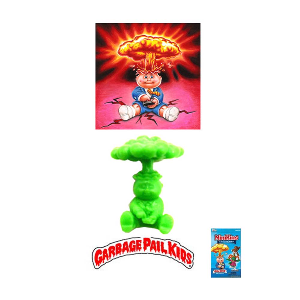 Garbage Pail Kids Minikins - Adam Bomb (Rare Green Version)