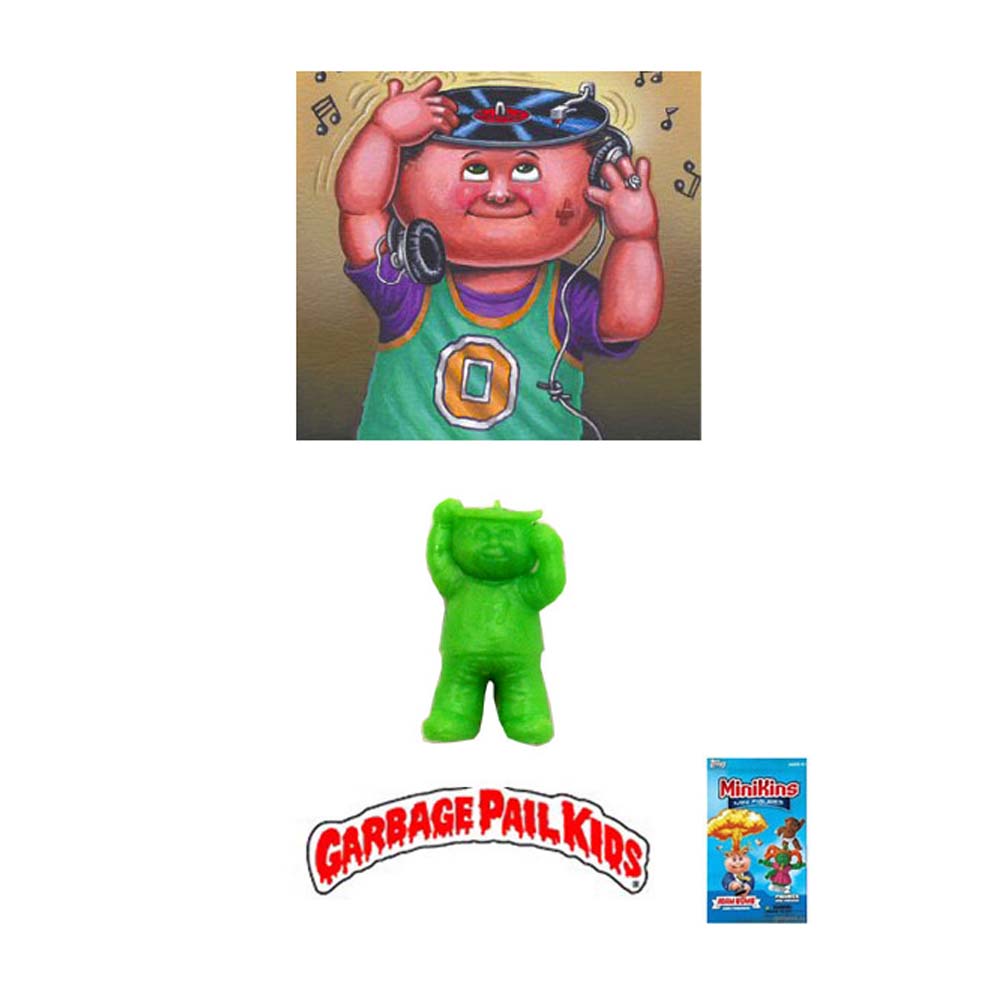Garbage Pail Kids Minikins - D Jay (Rare Green Version)