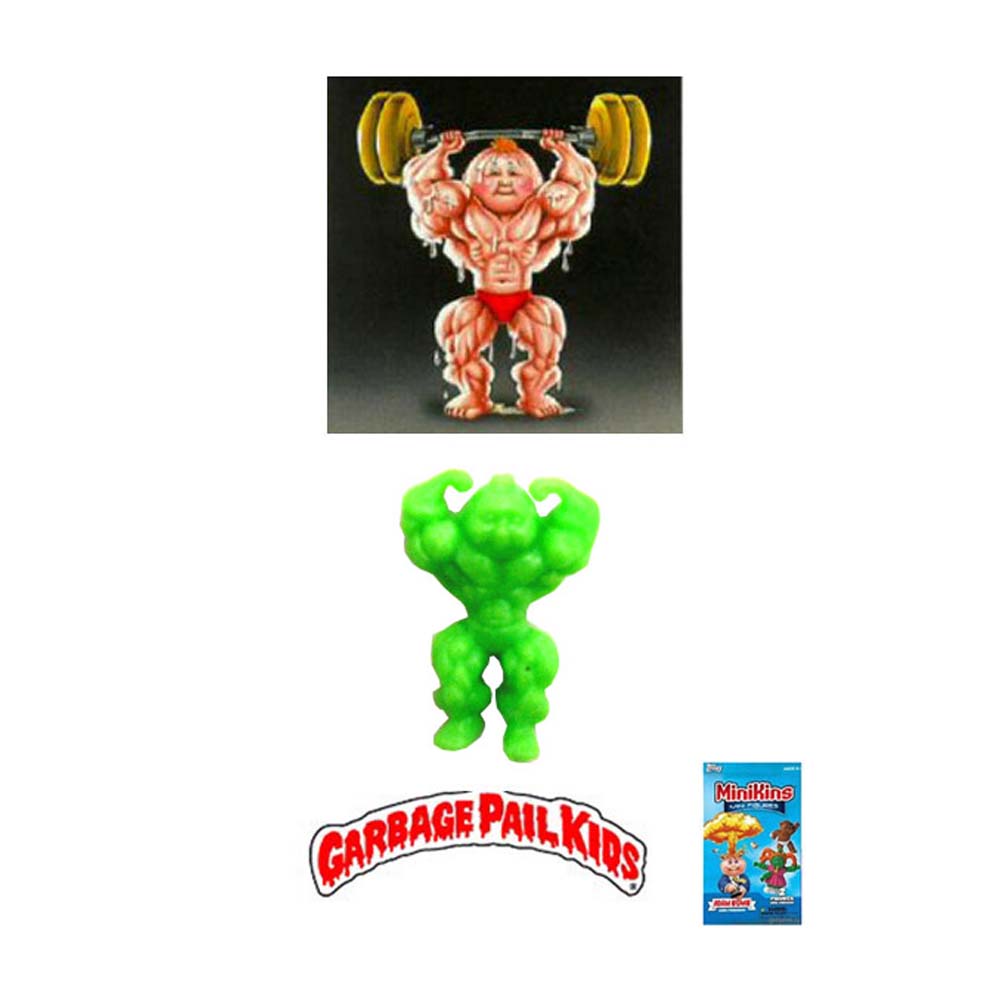 Garbage Pail Kids Minikins - Russell Muscle (Rare Green Version)