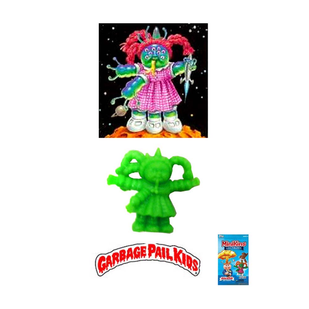 Garbage Pail Kids Minikins - Spacey Stacey (Rare Green Version)