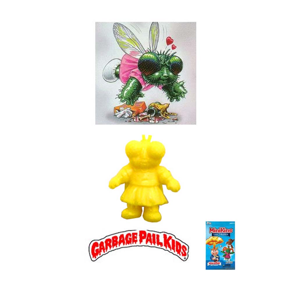 Garbage Pail Kids Minikins - Buggy Betty (Ultra Rare Yellow Version)