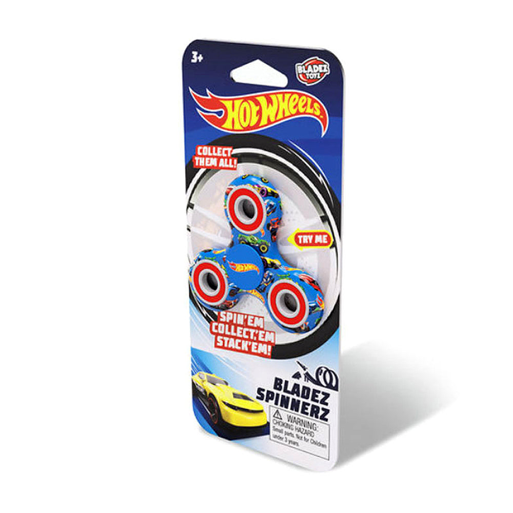 Hot Wheels: Bladez Spinnerz Fidget Spinner (Blue)