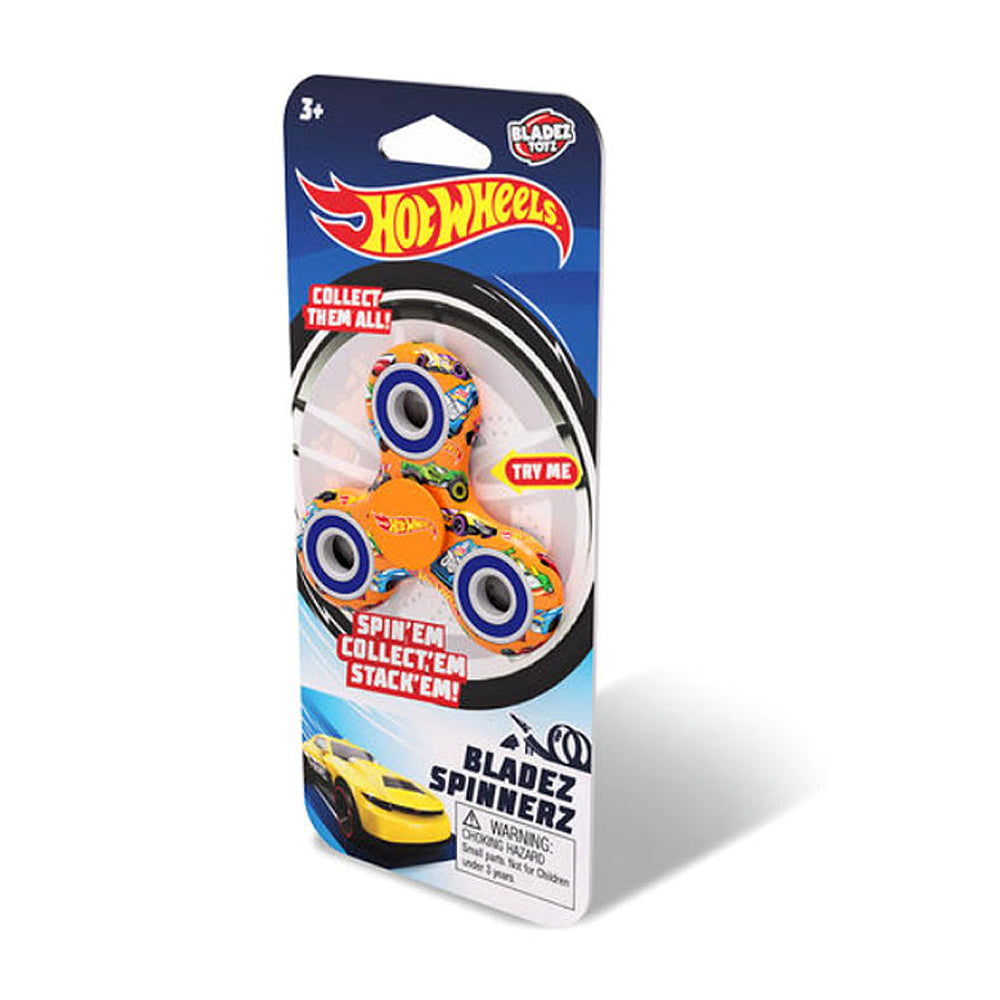 Hot Wheels: Bladez Spinnerz Fidget Spinner (Orange)