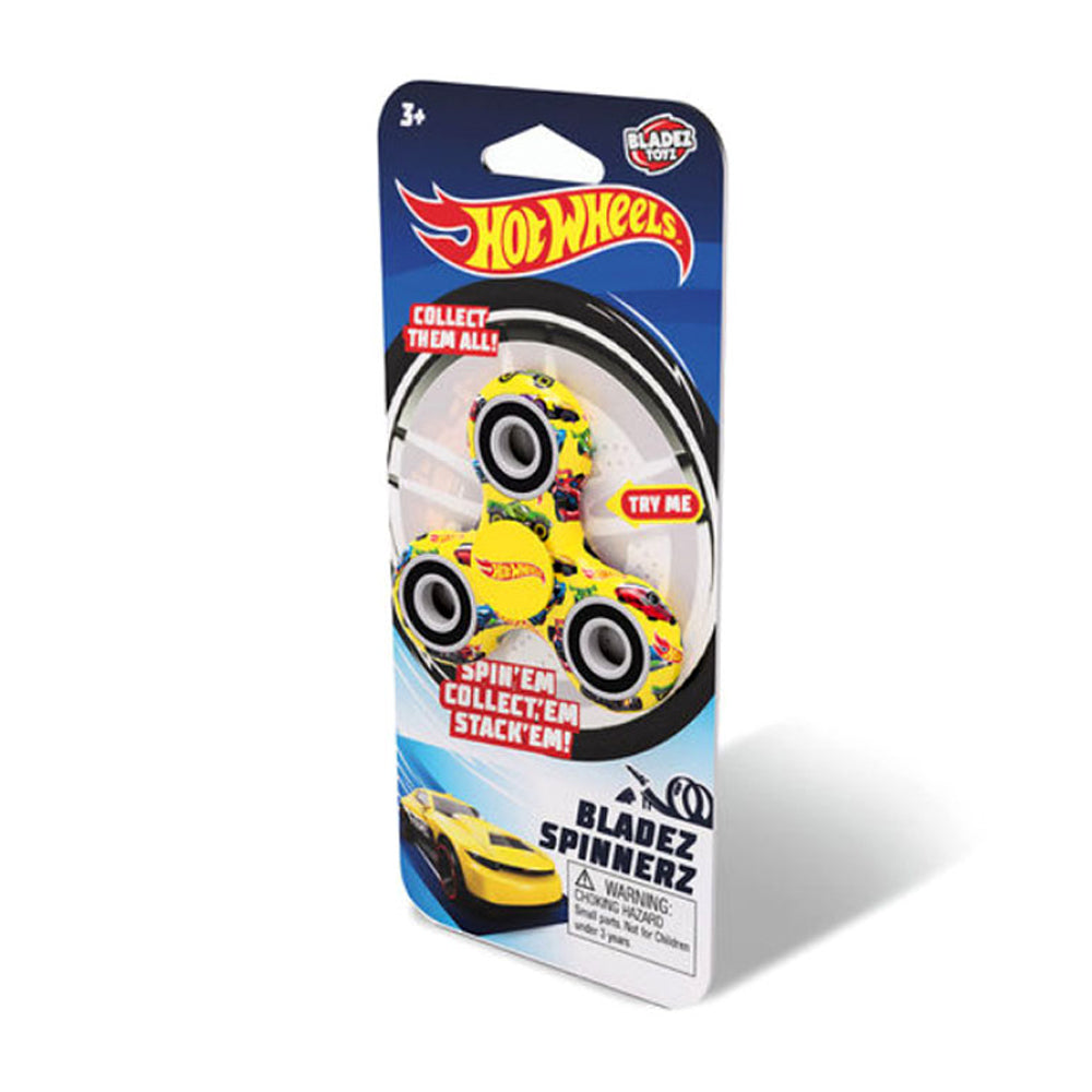 Hot Wheels: Bladez Spinnerz Fidget Spinner (Yellow)