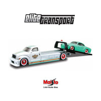 Load image into Gallery viewer, Maisto 1:64 Scale: Elite Transport - Maisto Flatbed &amp; 1966 Volkswagen Karmann Ghia
