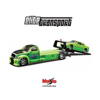 Load image into Gallery viewer, Maisto 1:64 Scale: Elite Transport - Maisto Flatbed &amp; Chrysler HEMI 300C
